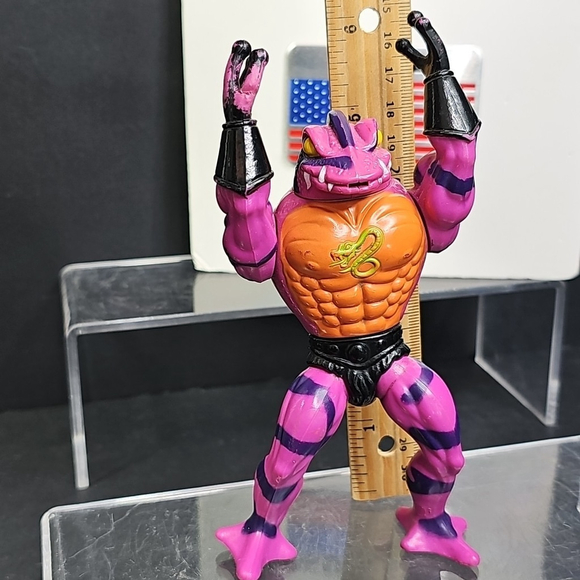 VTG 1985 Mattel MOTU Masters Of The Universe TUNG LASHOR FIGURE incomplete - Picture 7 of 8